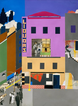 from Romare Bearden's The Block (Romare Bearden Foundation/VAGA, Metropolitan Museum of Art, 1971)