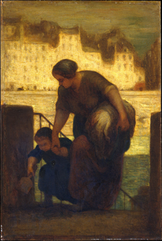 Honoré Daumier's The Laundress (Metropolitan Museum of Art, 1863)