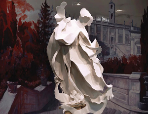 Rachel Feinstein's Saint Michael (photo by Matteo Piazza, courtesy of the artist/Gagosian, 2012)