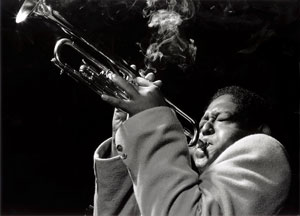 Herman Leonard's Fats Navarro, NYC (Robert Mann gallery, 1948)