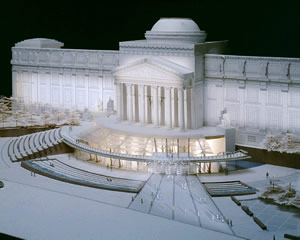 The Brooklyn Museum entrance pavilion