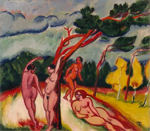 Max Pechstein's Landscape (estate of Hugo Simon, 1912)