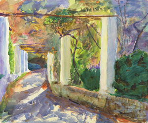 Emily Sargent's Pergola at the Villa Varramista (Tate Collection, 1908) Emily Sargent's Pergola at the Villa Varramista (Tate Collection, 1908)