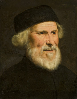 Tintoretto's Portrait of an Elderly Man (San Diego Museum of Art, c. 1550)