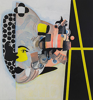 Charline von Heyl's Carlotta (photo by Jason Mandella, Ovitz Family Collection, 2013)